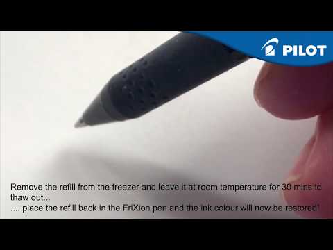 Video: Ar frixioniniai rašikliai išdžiūsta?