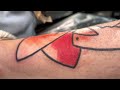 REAL TİME TATTOO |  BİG NEEDLE | RED PAİNTİNG