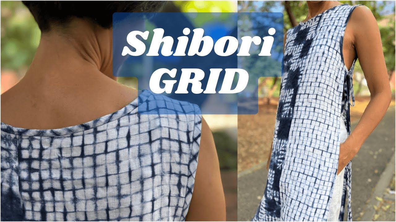 Shibori Grid Pattern