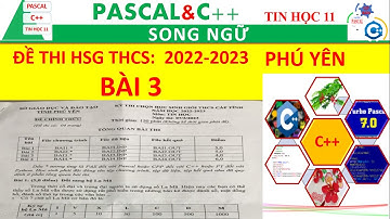 BÀI 3 ĐỀ THI HSG THCS PHÚ YÊN 2023 | Nguyễn Xuân Hồng IT