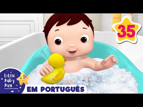 Canção do Banho V2 | Desenho para Bebe | Canções para Bebe | Little Baby Bum em Português