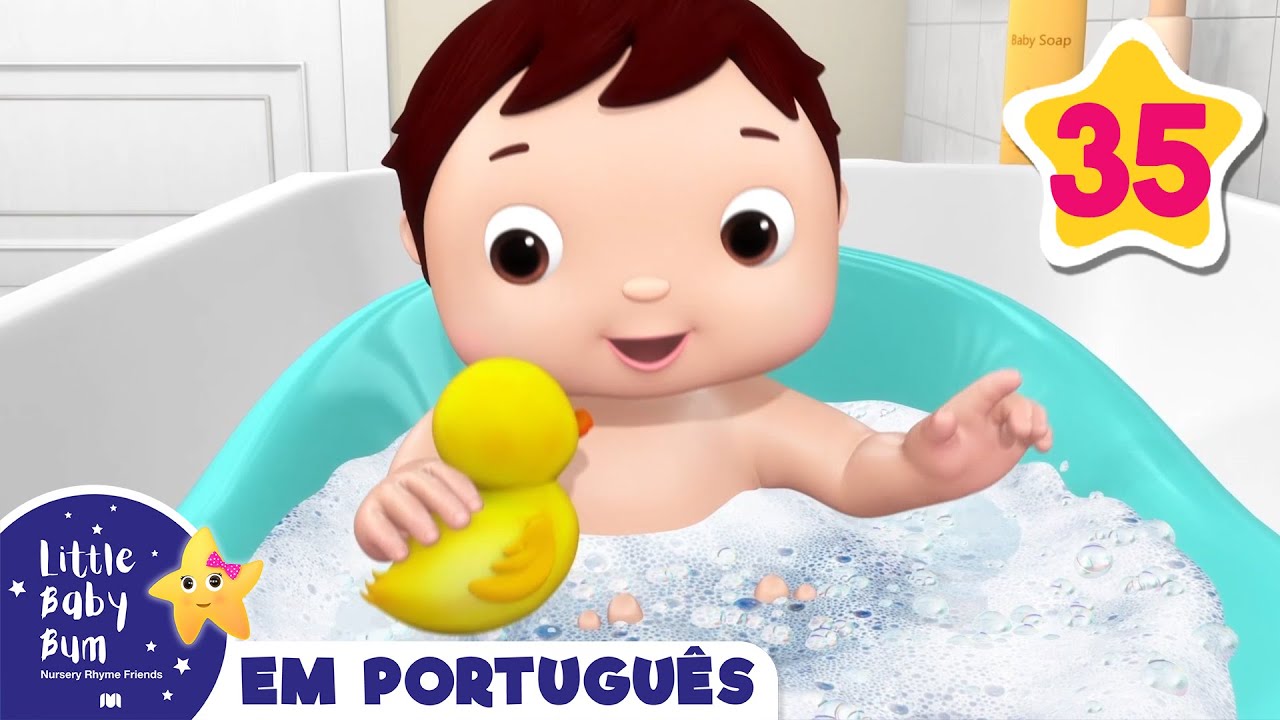 Canção do Banho V2 | Desenho para Bebe | Canções para Bebe | Little Baby  Bum em Português - YouTube