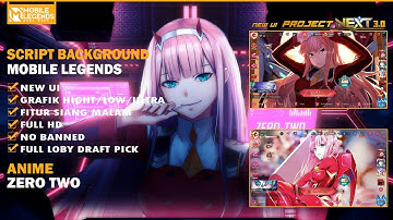 Background Mobile Legends Zero Two New UI