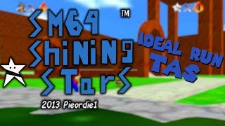 SM64 Shining Stars - 121 Star Ideal Run "TAS" In 1:28:31 By SpaceMan64