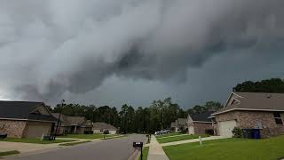 Ominous-Looking Shelf Clouds Moves Across Daphne, Alabama