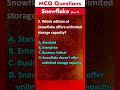 Part 7 - Snowflake MCQ Questions & Answer | Cloud Database