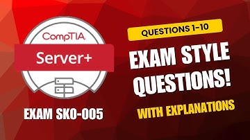 CompTIA Server+ (SK0-005) Exam-Style Practice Questions 2025 | Q1–10 (With Explanations)