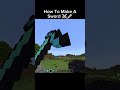 how to make a sword #minecraft #minecraftbeauty #gaming #minecraftrealistic