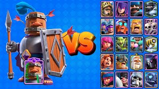 RECLUTAS EVOLUCIONADOS vs TODAS LAS CARTAS | Clash Royale