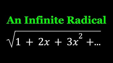 An Infinite Series Under The Radical