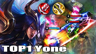 Wild Rift Yone - Top 1 Yone Gameplay | Rank Challenger