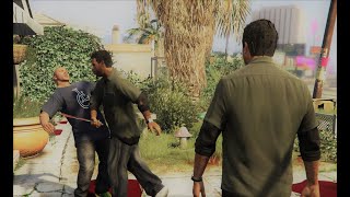 GTA V - Lamar Roasts Franklin while other Lamars attack Franklin