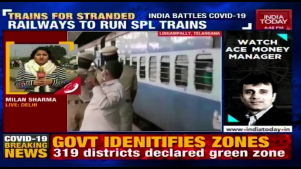 Indian Railway Ministry To Run "Shramik Special" Trains To Convey Stranded People Across The Country