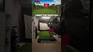 Golf in the Mirror, golf in the carport #rapsodo #golfshorts