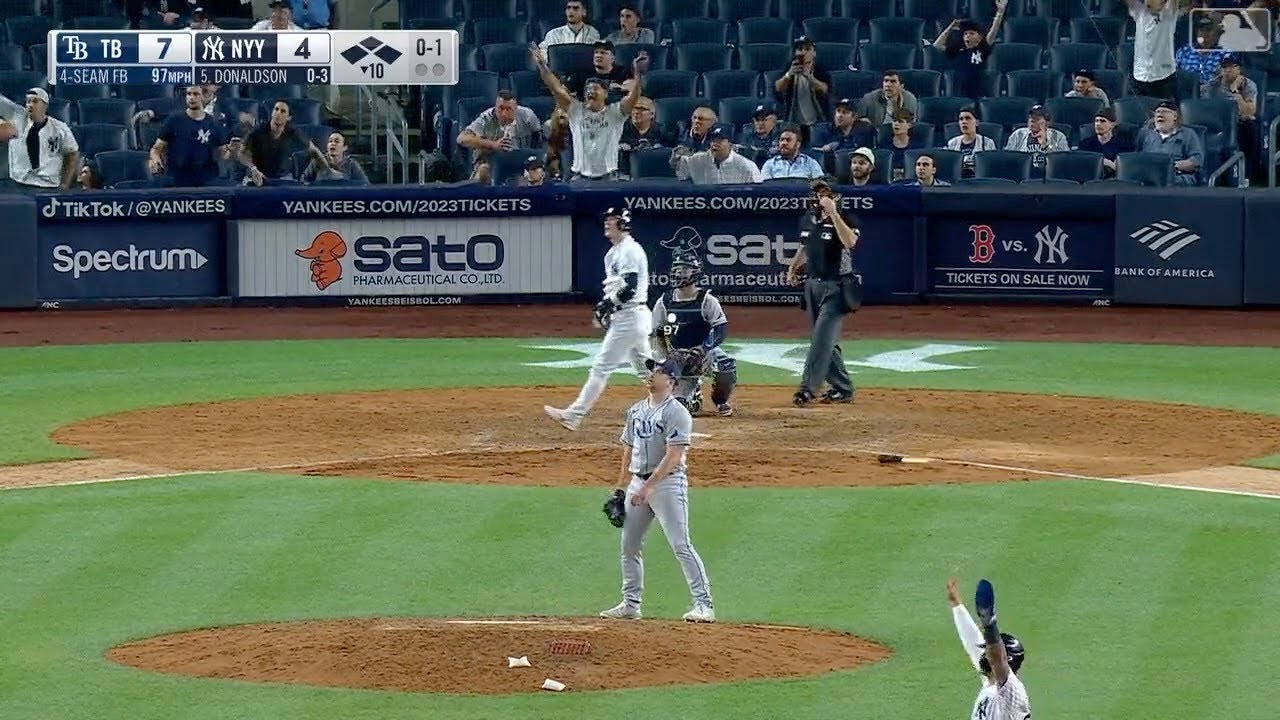 Josh Donaldson WALK-OFF Grand Slam + Yankees INSANE 10th Inning Comeback! Yankees vs Rays