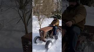Snow Way Vintage Wheel Horse