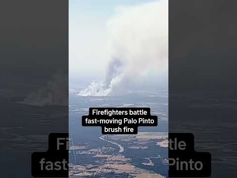 Firefighters battle fast-moving Palo Pinto brush fire | NBC DFW