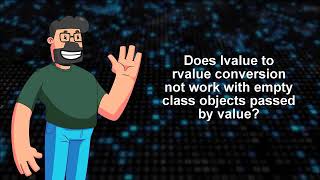Does lvalue to rvalue conversion not work with empty class objects passed by value