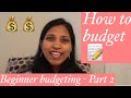 How to start budgeting - Part 2| Beginner budgeting | Budgeting| Budgeting Series