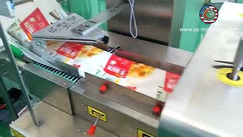 Pancake horizontal pillow big bag flow packaging machine automatic pancake bag packing line