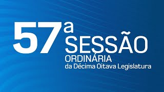 57ª Sessão Ordinária da Décima Oitava Legislatura - TV CÂMARA ITANHAÉM