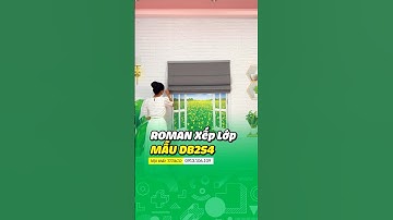 Rèm cửa sổ nhỏ rèm roman 2 lớp chống nắng #shorts #shortvideo