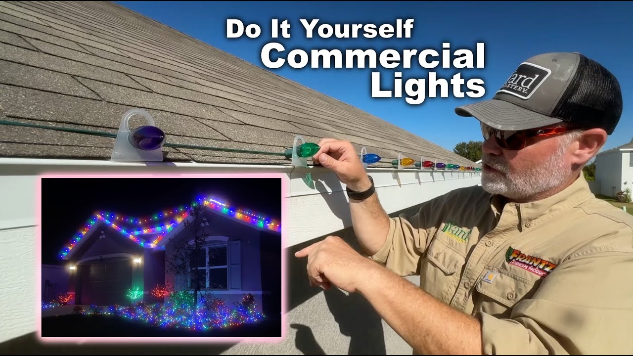 🎄 Как повесить рождественские гирлянды как профессионал 🎄 Ярчайшие светодиодные гирлянды C9 — ПОЛ...