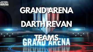 Which Darth Revan Team? Grand Arena Defence