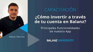 ¿Cómo invertir a través de tu cuenta en Balanz?