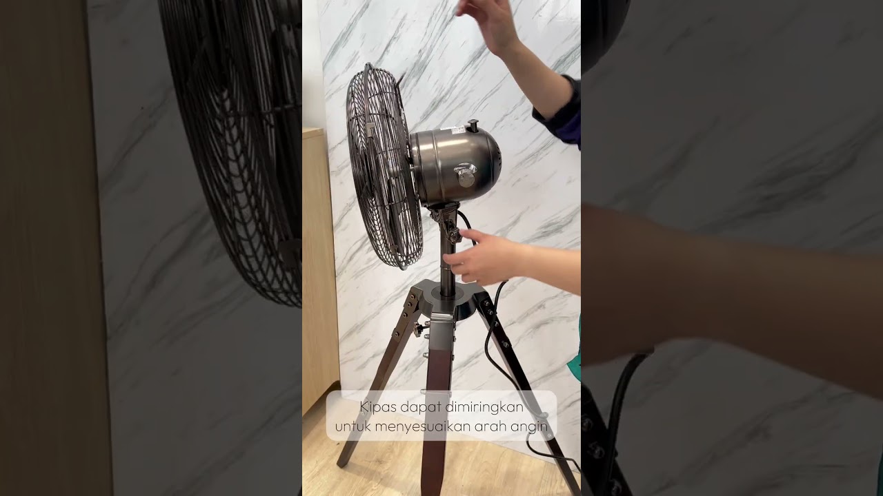🌬️ Kipas Angin Tripod Krisbow 12 Inch — Desain Modern, Angin Sejuk Maksimal!