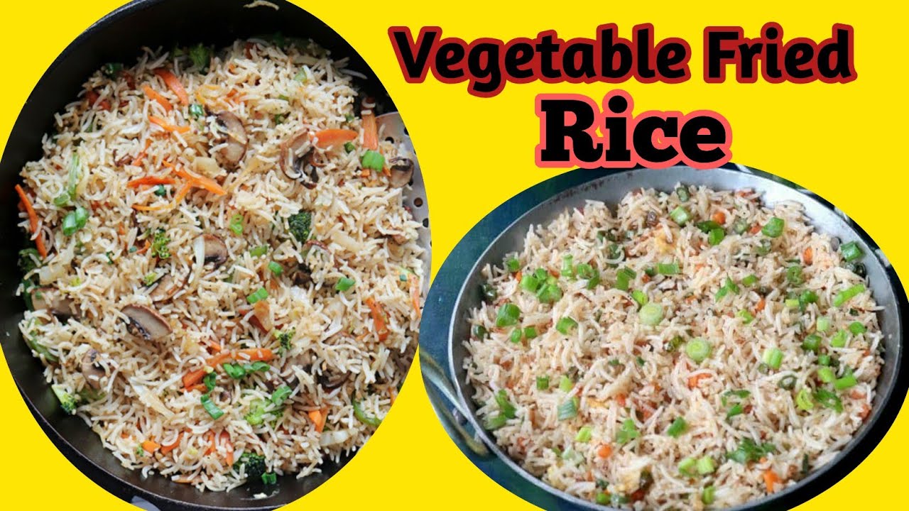 How to cook Vegetable Fried Rice Chinese Fried Rice Savoury Food