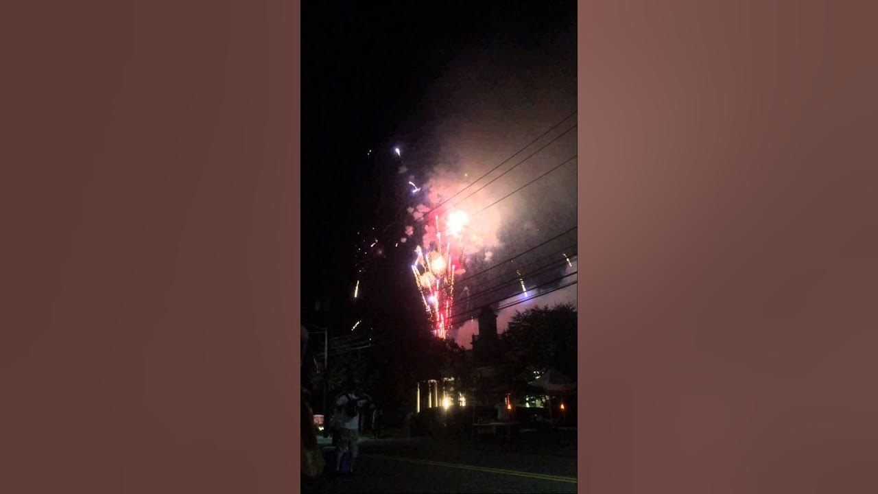 4th of July Fireworks in Ridgewood NJ YouTube