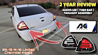 2 Year Review On The AKKON LED Taillights For 06-13 Chevrolet Impala #review #impala #led