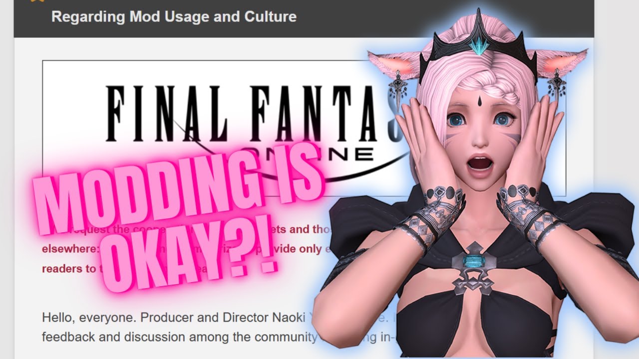 Yoshi P Responds to Modding Drama: "Regarding Mod Usage and Culture" || FFXIV