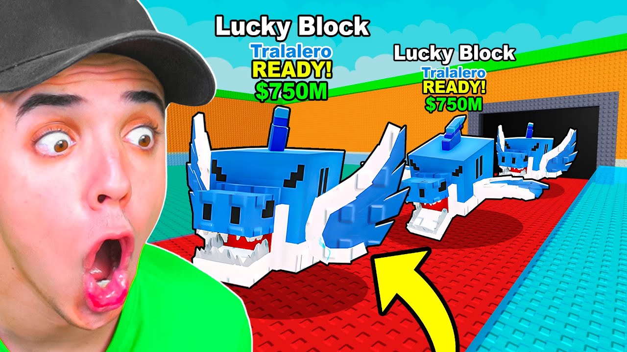 Abrí LUCKY BLOCKS de TIBURÓN en STEAL A BRAINROT!