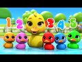 Five Little Ducks! Numbers & Colors with Baby LaLa - Nursery Rhymes & Kids Songs