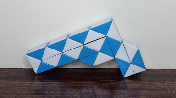 Gun on a snake cube #rubikscube #gun #snakecube #pistol