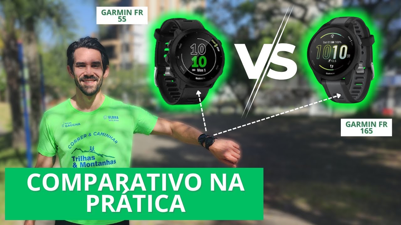 Garmin Forerunner 165 vs 55: Qual o Melhor Custo-Benefício em 2025?