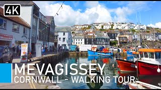 Mevagissey, Cornwall, UK | 4K Walking Tour