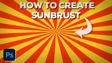 How to create SUNBURST EFFECT in photoshop | VisionLads