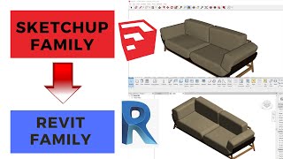 How to convert Quality SketchUp family to Revit family