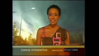 SABC 1 - Presenter Zongie Mtshontshi Transmission Sign Off & Program Restrictions (16 SLV /2007)
