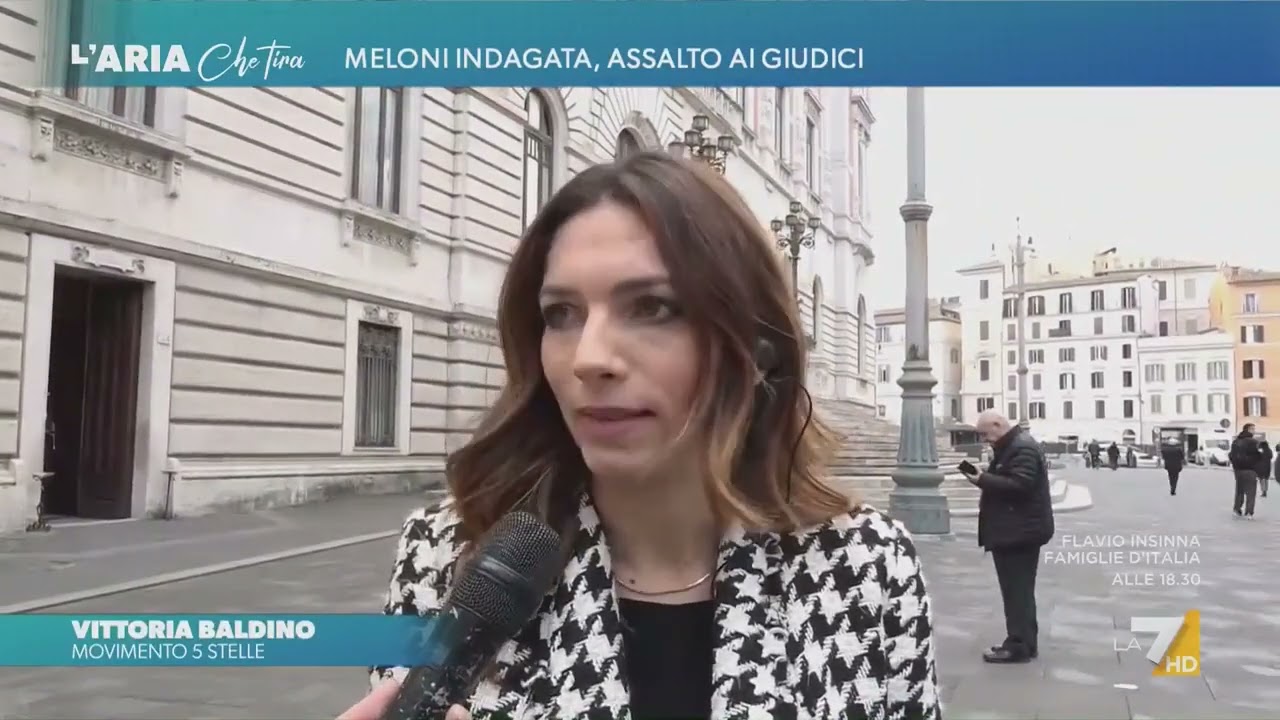 Vittoria Baldino in collegamento a 