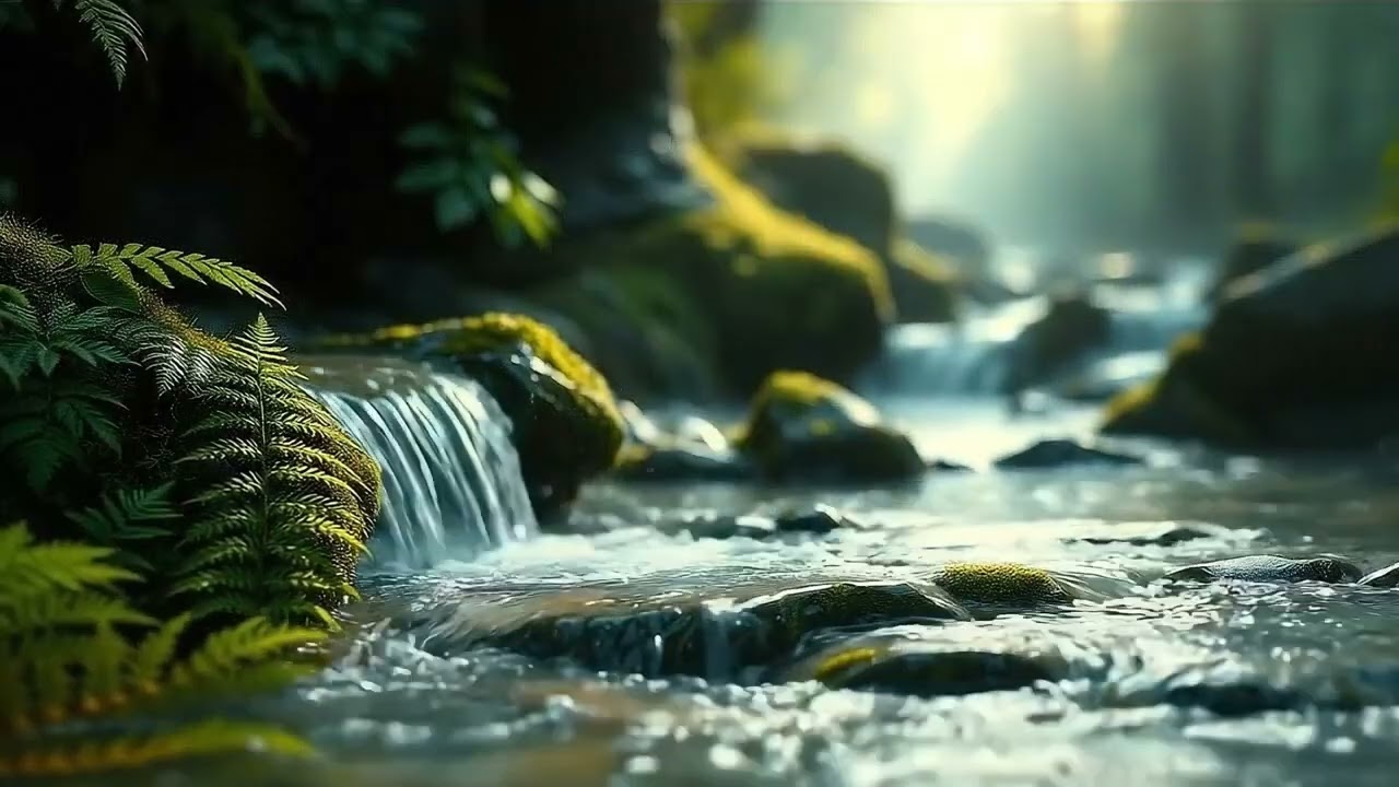 Forest Water Sounds | Feel Calm | Deep Nature Relaxation looped