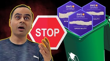 Stop doing AWS Cloud Certifications | 💲🛑 #retirement #deprecated #certification #aws