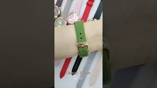 Jam Tangan Wanita Original Jonas Jasmin Karet Rubber Mewah Fashion Cewek Kekinian Keren Elegan