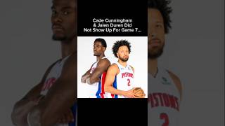 Pistons Stars Cade Cunningham &amp; Jalen Duren Didn’t Deliver in Game 7! #detroitpistons #detroit #nba