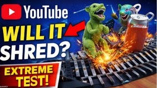 Extreme Shredder Test Crushing Random Objects In 4K