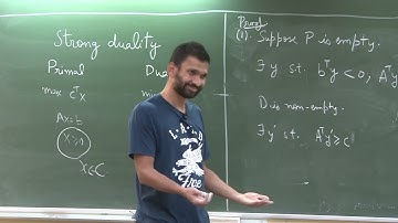 Lecture 29 - Proof of Strong Duality