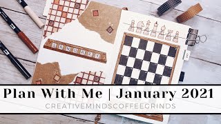 PLAN WITH ME || January 2021 Bullet Journal Setup